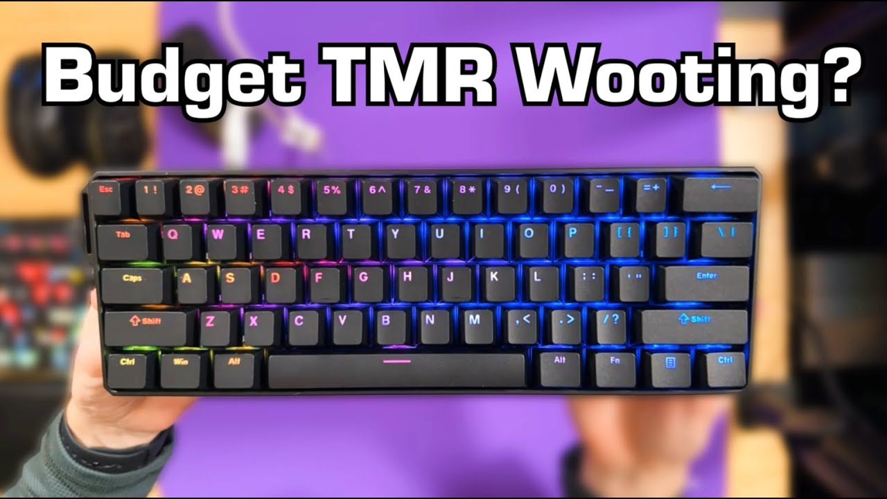 Выдержит ли эта доска TMR за 60 долларов испытания Wooting? Обзор Monsgeek Fun60 Ultra TMR.