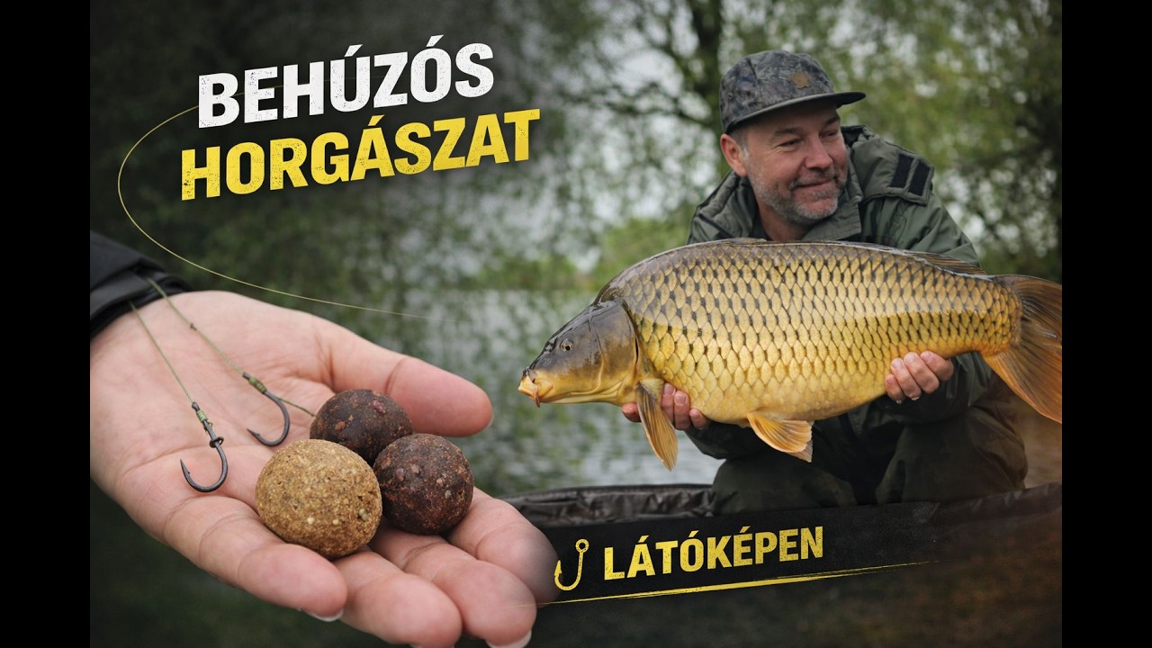 👉Behúzós pontyhorgászat Látóképen!🔥🐟