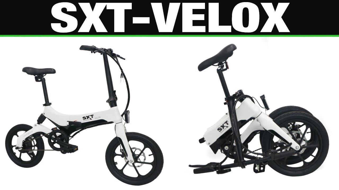 SXT-VELOX EBIKE, Pedelec, Klapprad, Fahrrad Test, Anleitung, Review, Unboxing (DEU-GER)