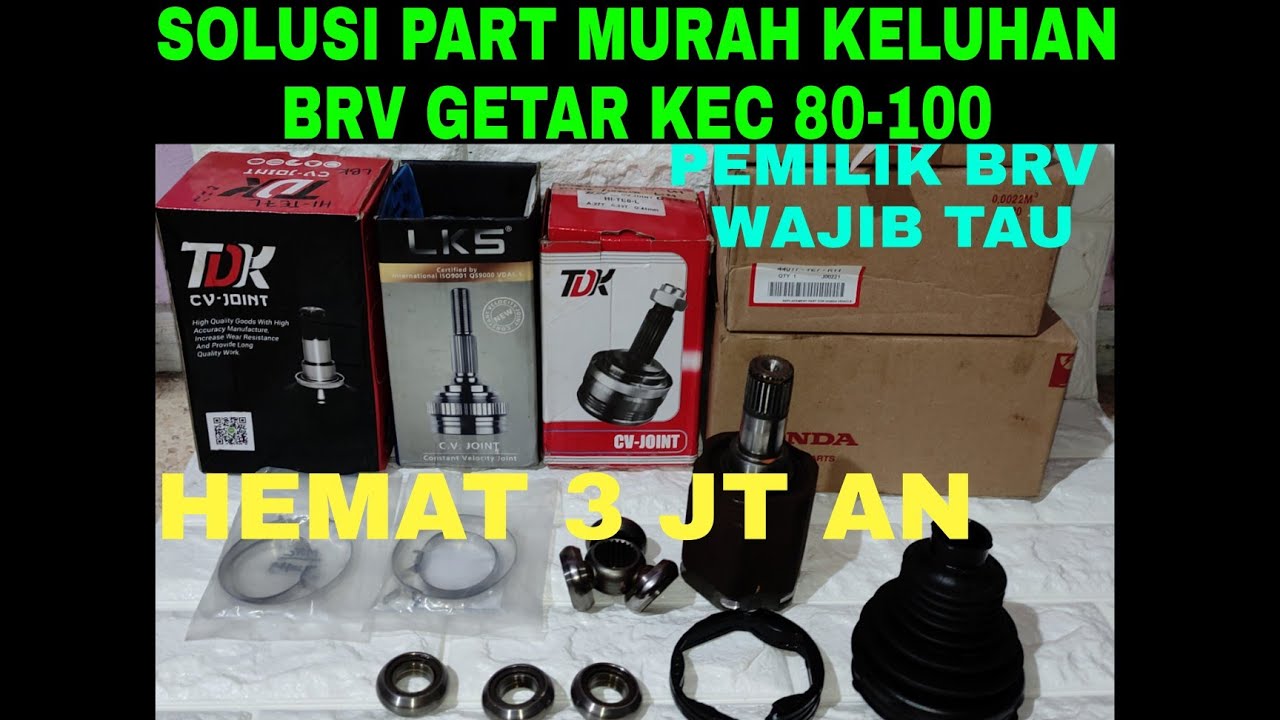 BRV GETAR INI SOLUSI PART NYA...