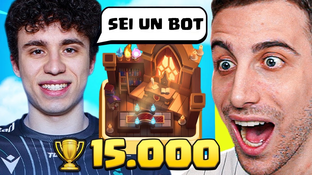 Un PRO mi INSULTA ma Arrivo a 15.000 COPPE e lo Zittisco! *DavideRooney hai ESAGERATO* Clash Royale!
