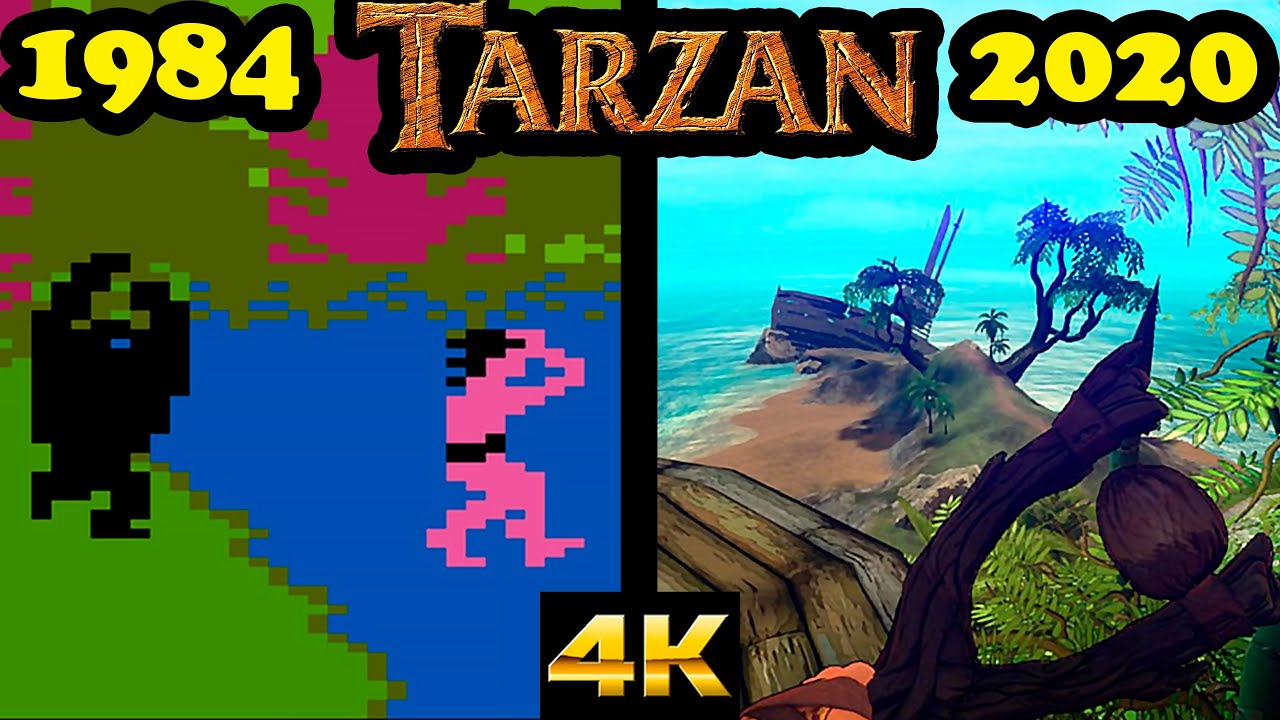 Evolution of Tarzan games (1984-2020)