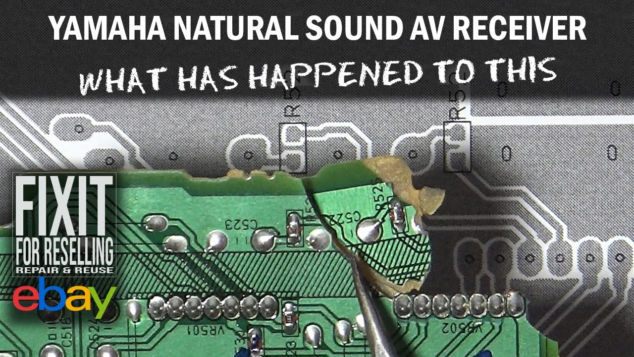 Ремонт AV-ресивера Yamaha: звук отсутствует или тихий. Не знаете, что случилось с этим усилителем...
