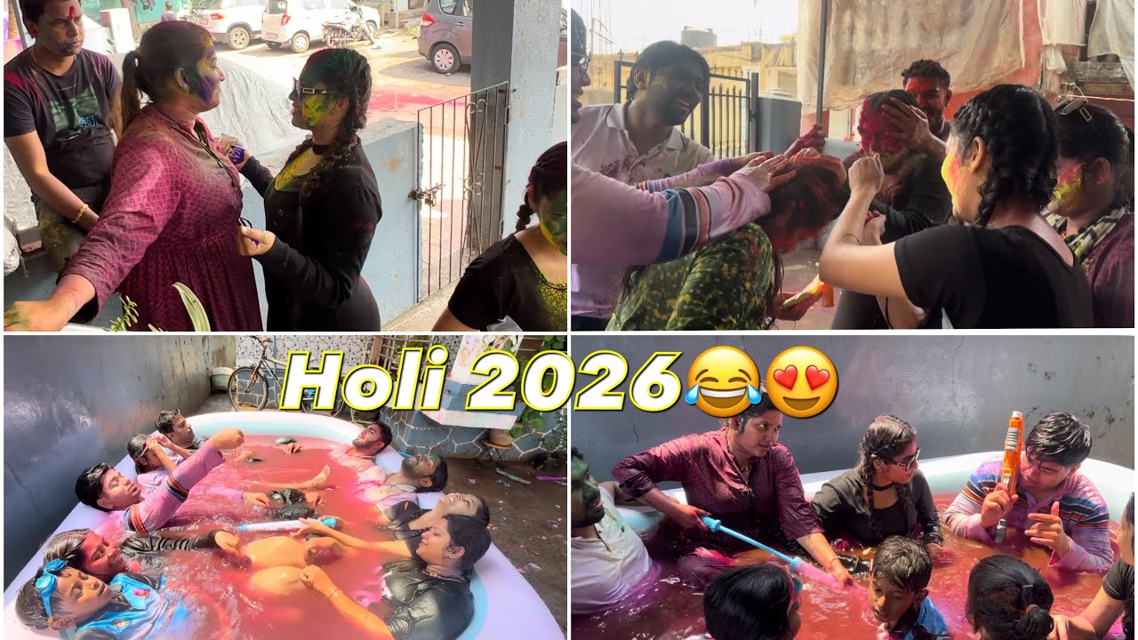 HOLI 2026😂😍 | LOTS OF FUN 😂 | PAYAL PATIL VLOG🤍