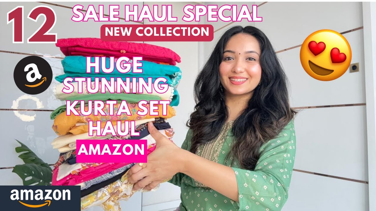 12 WOW Amazon Kurta Set Try On Haul 😍 | starts ₹999 💕| Isha Vinod Jain