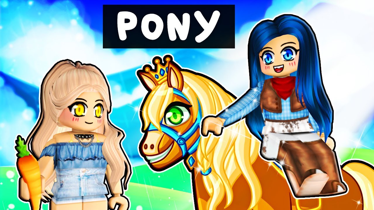 Teaching our PONY tricks in Roblox!