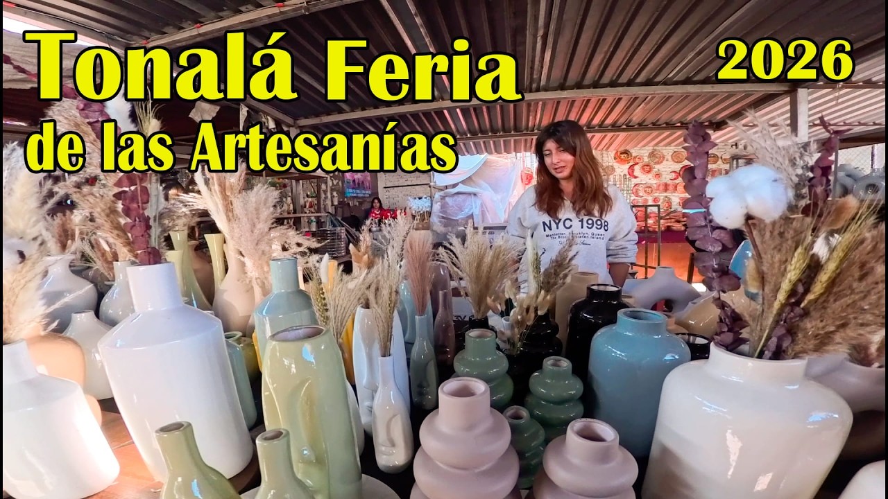 Tonal&aacute; &iexcl;As&iacute; es la Facinante feria de Artesanias! mas baratas de Mexico | para decorar o negocio