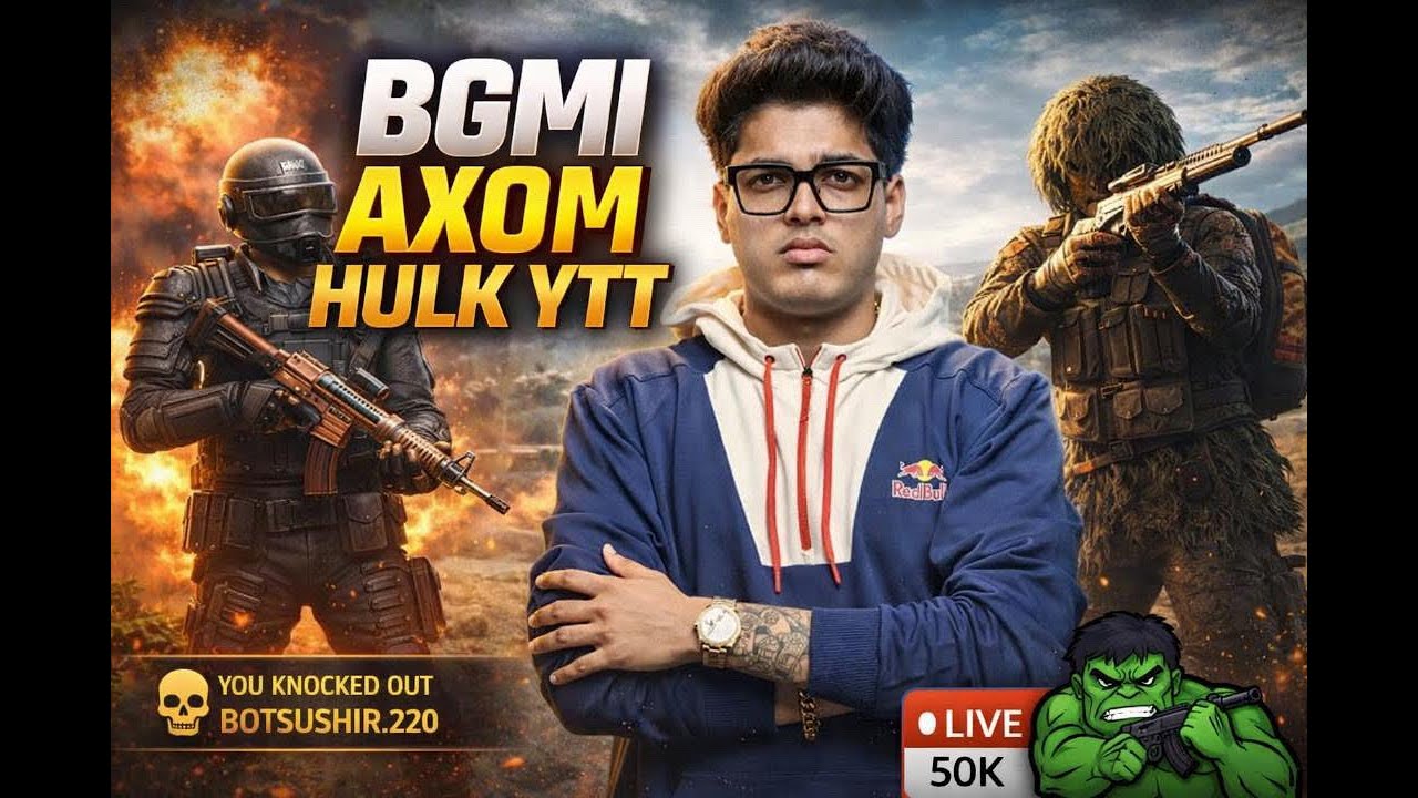 👑 8K SUBSCRIBERS LOADING… 🔥 BGMI LIVE | AXOM HULK YT | New point System Added