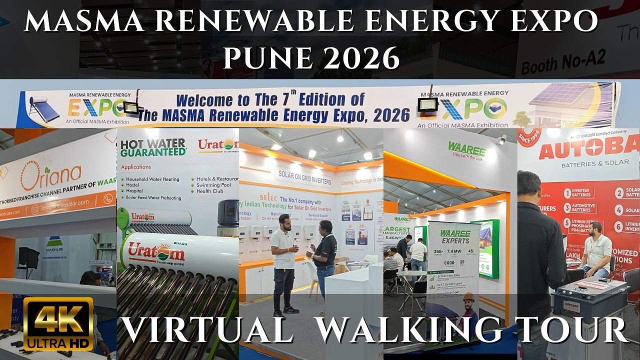 MASMA 2026 Pune: Solar & Renewable Energy Expo | 4K Virtual Walkthrough