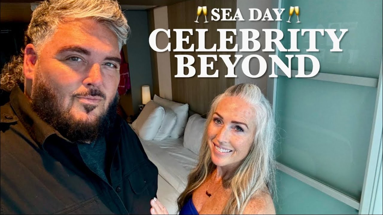 SEA DAY 🥂 CELEBRITY BEYOND * WE WENT TO THE SPA! BREAKFAST & DINNER at BLU