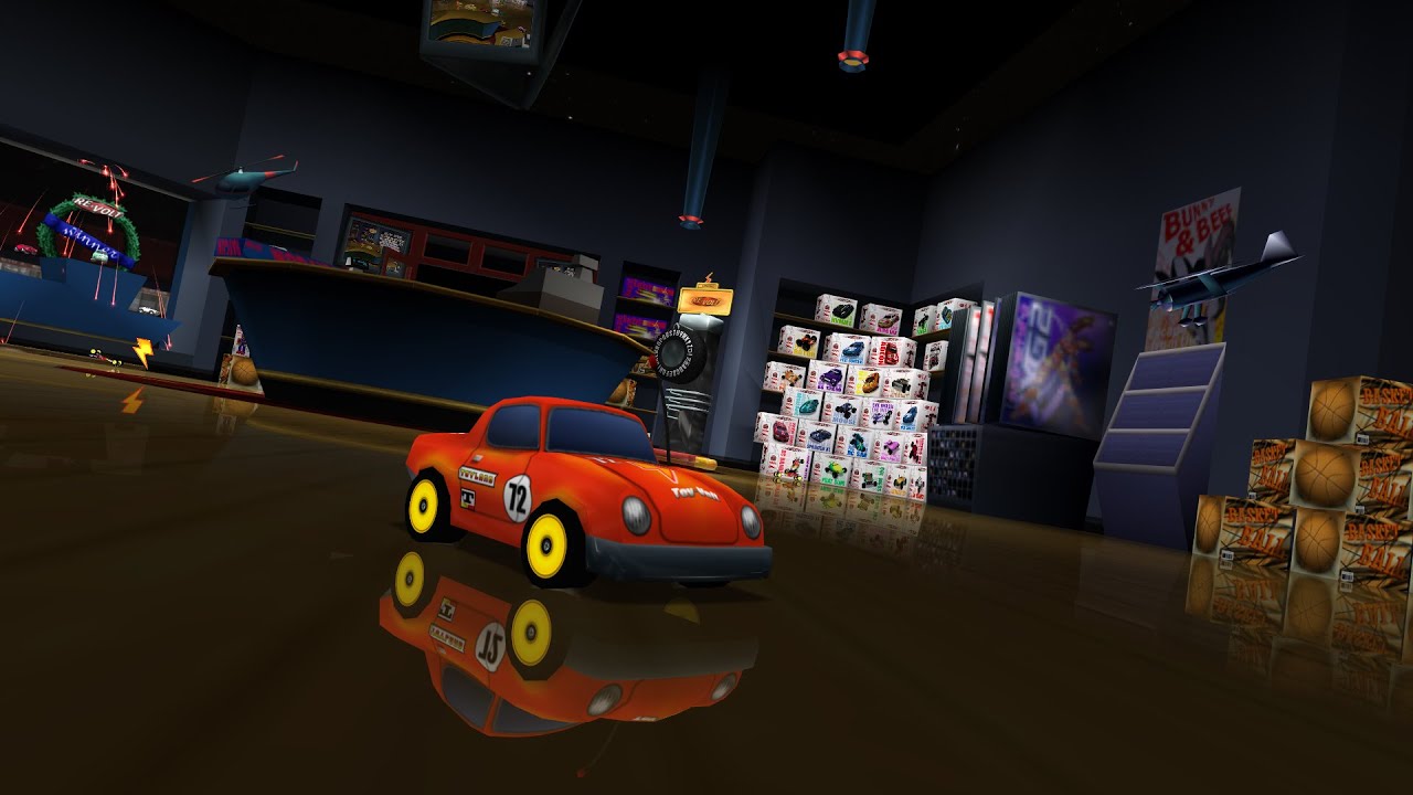 Toyshop 99 by motorhand. Length 444m. 3 Laps. 16 cars. Car World Toyer.