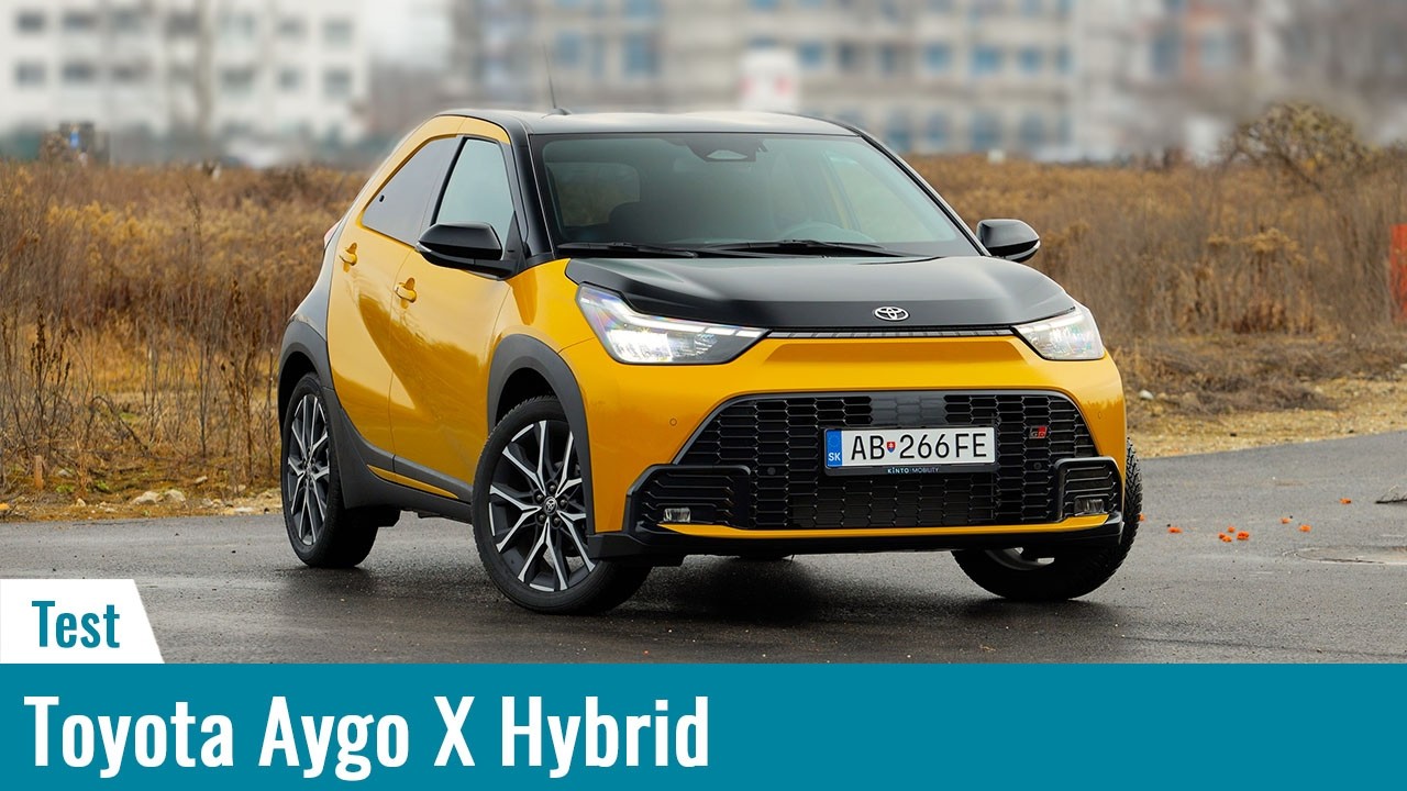 Hybrid mu dáva krídla a GR Sport športovejší zážitok z jazdy: Toyota Aygo X Hybrid GR Sport