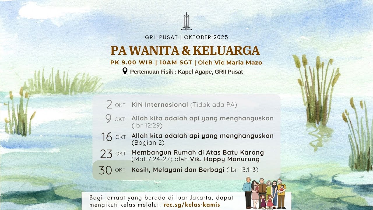 Kasih, Melayani dan Berbagi (Ibr 13:1-3) - Vik. Maria Mazo