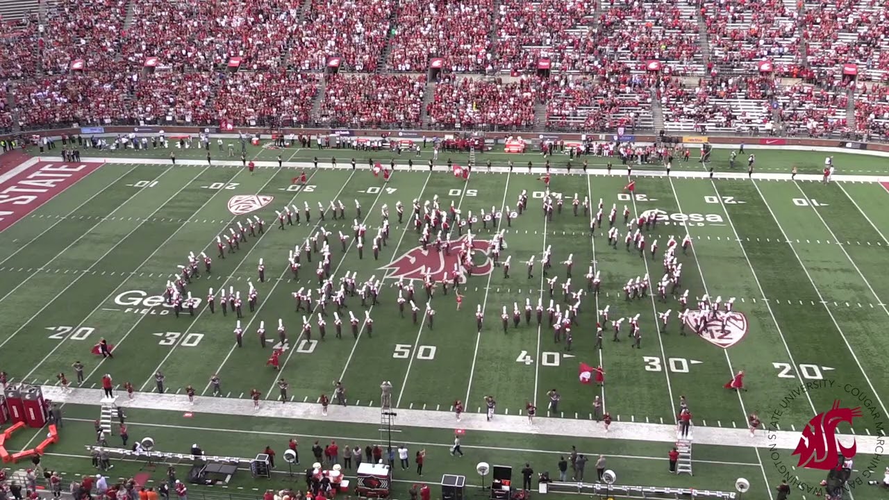 The 2023 Washington State Cougar Marching Band Pregame set from 9/23/23 vs. Oregon State University