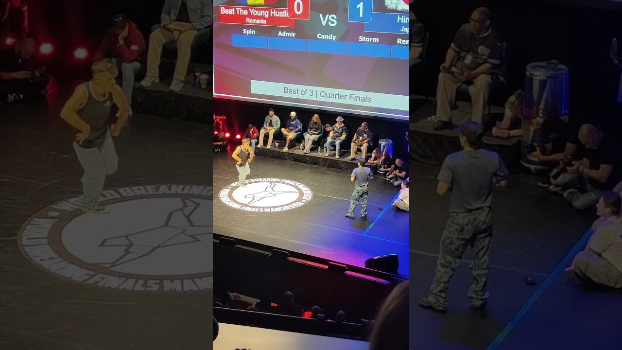 Romania Vs Japan Quarter Finals World Breakdance Competition 2025 Aviva Studio Manchester 