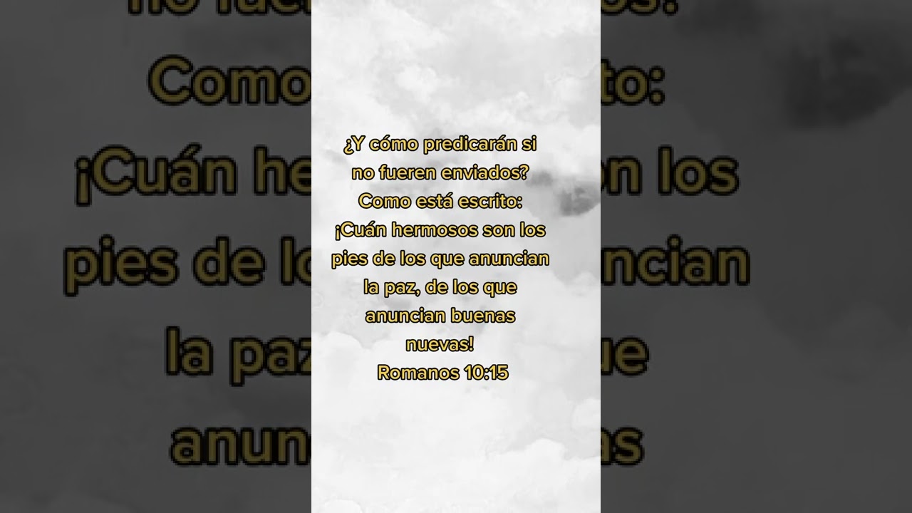 Cuan hermosos son los #pies de los que anuncian la #paz , de los que anuncias. las Buenas Nuevas