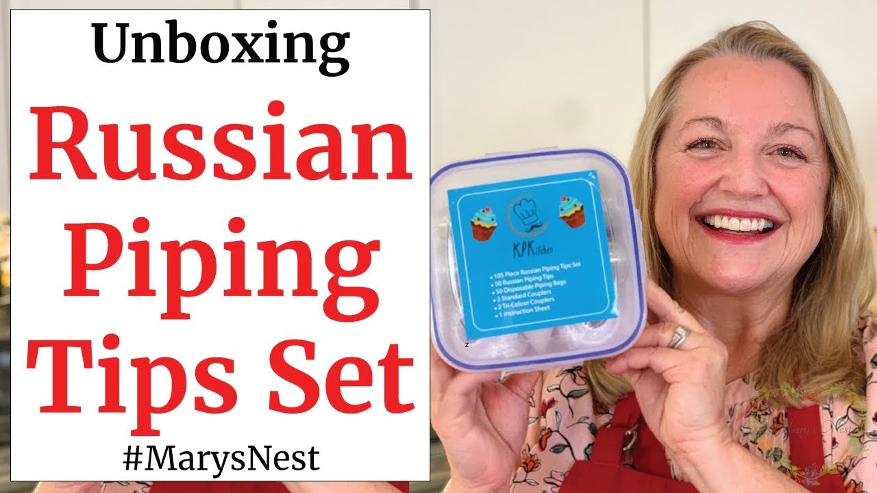 Russian Piping Tips Kit Unboxing - Russian Cake Decorating Icing Tips