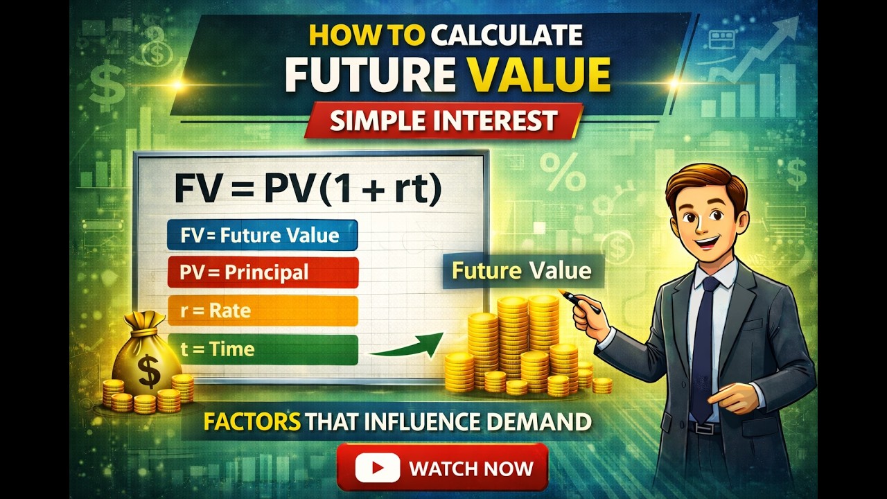 How to Calculate Future Value (Simple Interest) | Easy Formula Explained