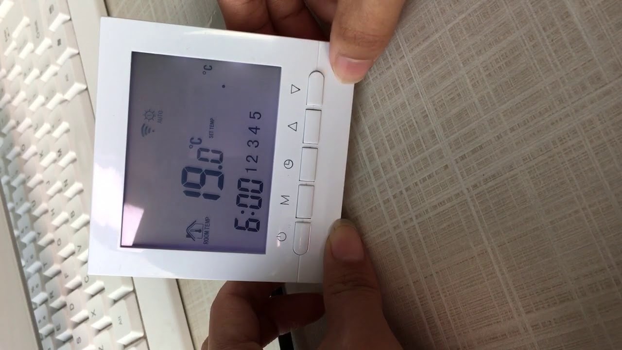 How to program BOT-313WIFI thermostat directly