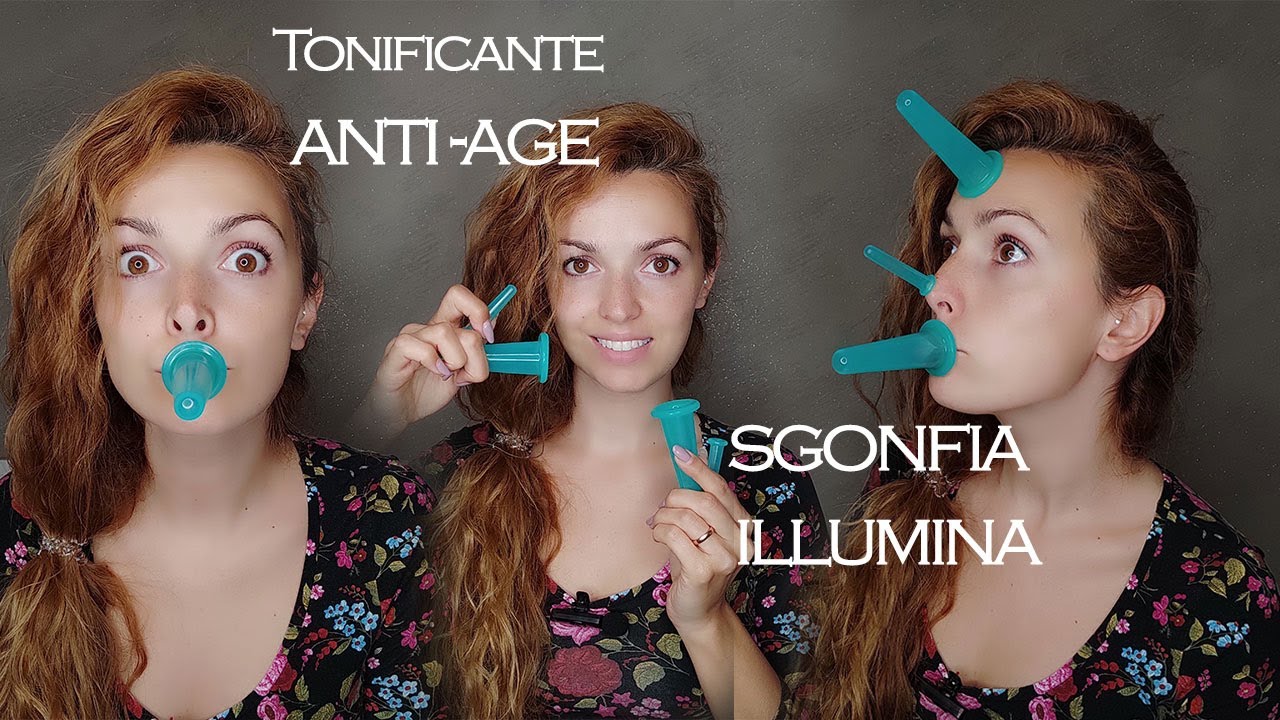 Viso sgonfio e senza rughe – Massaggio con coppette
