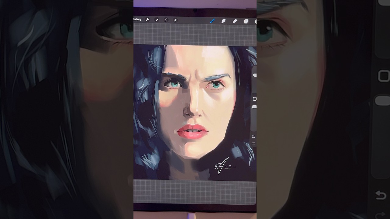 Portrait study #digitalillustration #digitalpainting #digitalart #realismart