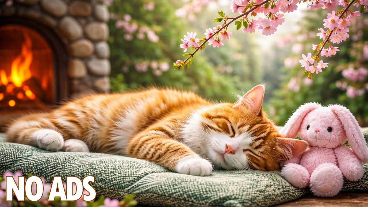 12 часов успокаивающей музыки для кошек 🐈 Нежная и исцеляющая музыка для снятия тревоги и стресса