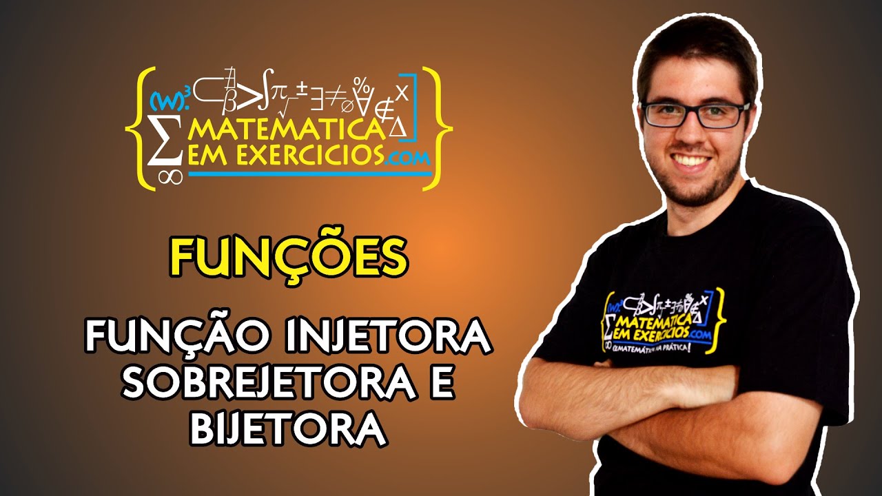 Função Injetora, Sobrejetora e Bijetora - Prof. Gui