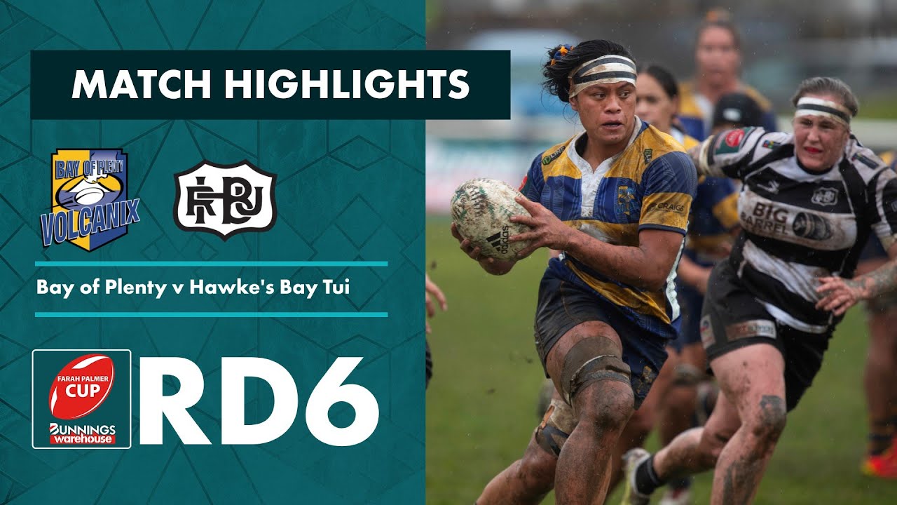 RD 6 HIGHLIGHTS: Bay of Plenty v Hawke’s Bay (Farah Palmer Cup 2023)