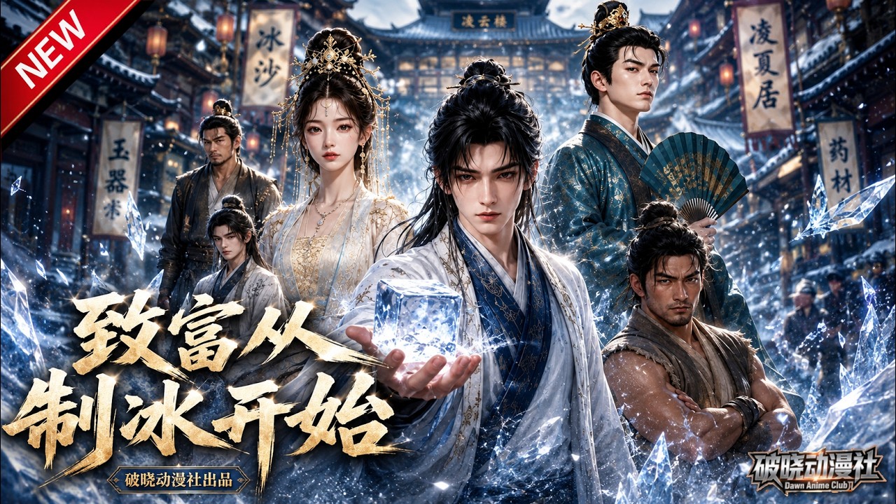 MULTISUB📢新番上线《致富从制冰开始》第1~69集丨魂穿纨绔庶子，靠古法化学制冰，打脸贪心家人，凭制冷技术一路登顶大乾首富！#最新漫剧 #破晓动漫社