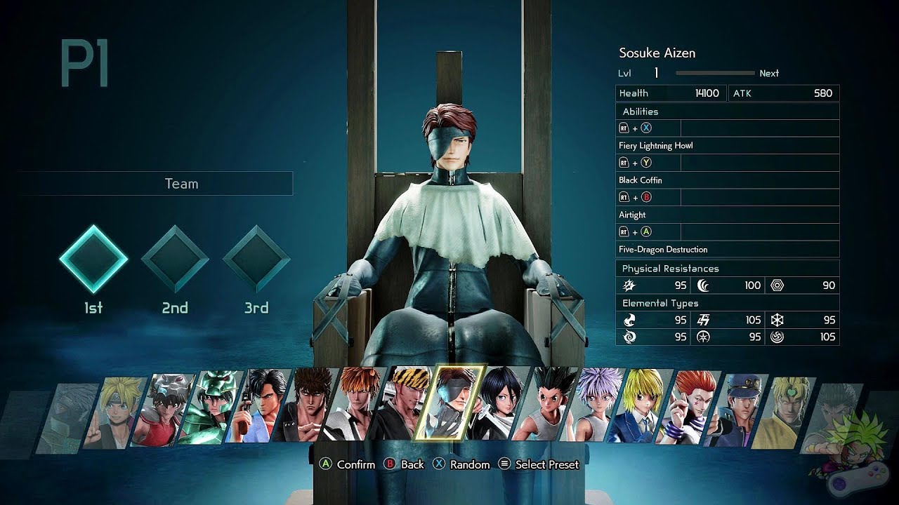 Jump Force - All Playable Characters & Stages (Full Roster)