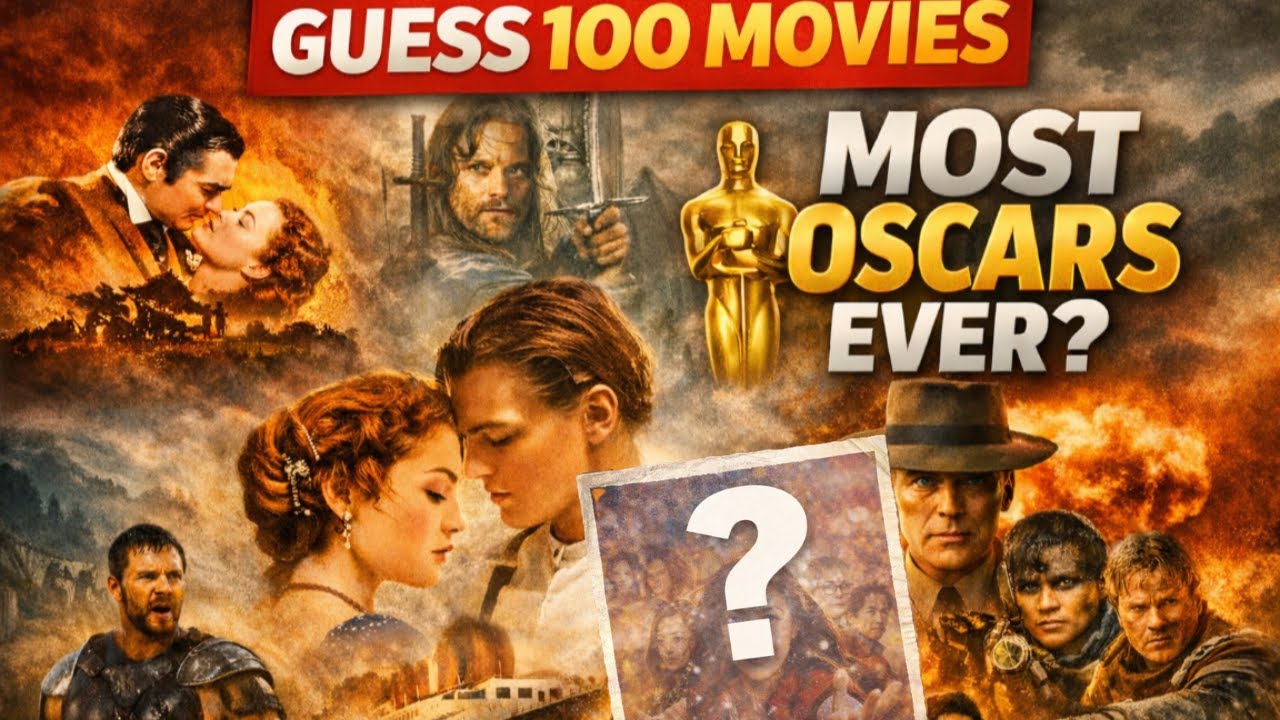 Guess the Oscar Winners 🎬 Can You Name These 100 Award-Winning Movies in 3 Seconds?