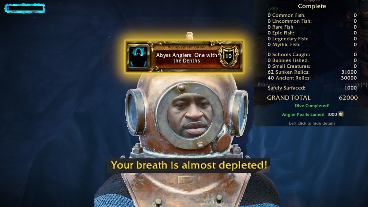 Abyss Anglers 60k score every time, fast guide to 1,000,000 for World of Warcraft completionists