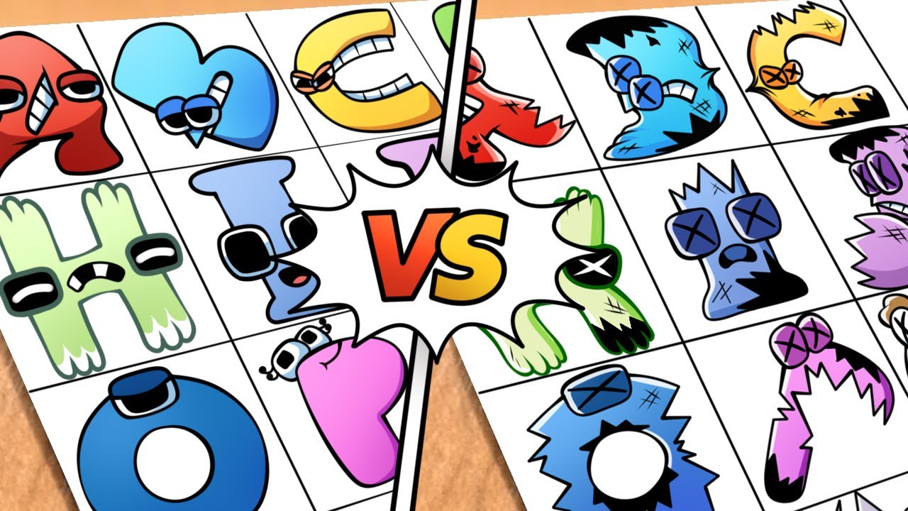 Drawing Alphabet Lore VS Alphabet Lore killed (A-Z) / How to draw Alphabet Lore MEMES