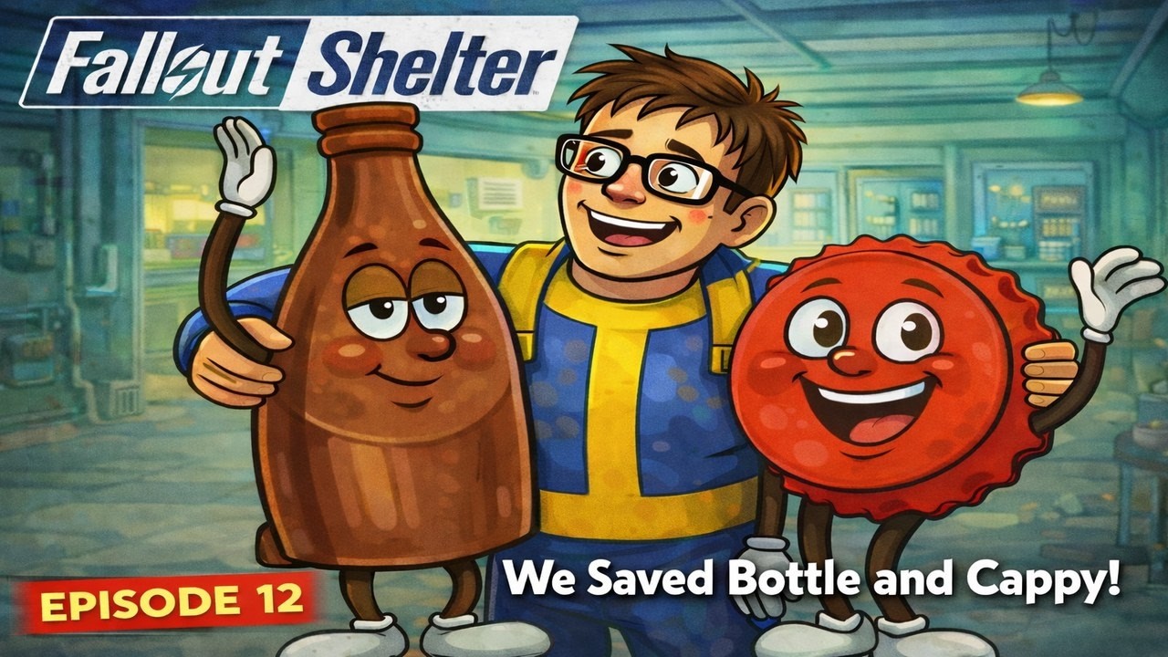 Fallout Shelter EP 12 l WE SAVED BOTTLE AND CAPPY!!