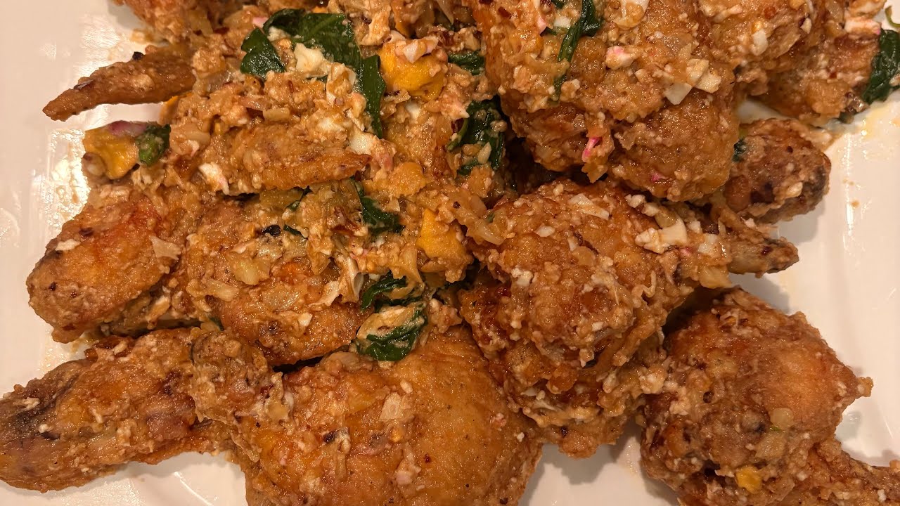 Sunday Cooked - Salted Egg Chicken Wings