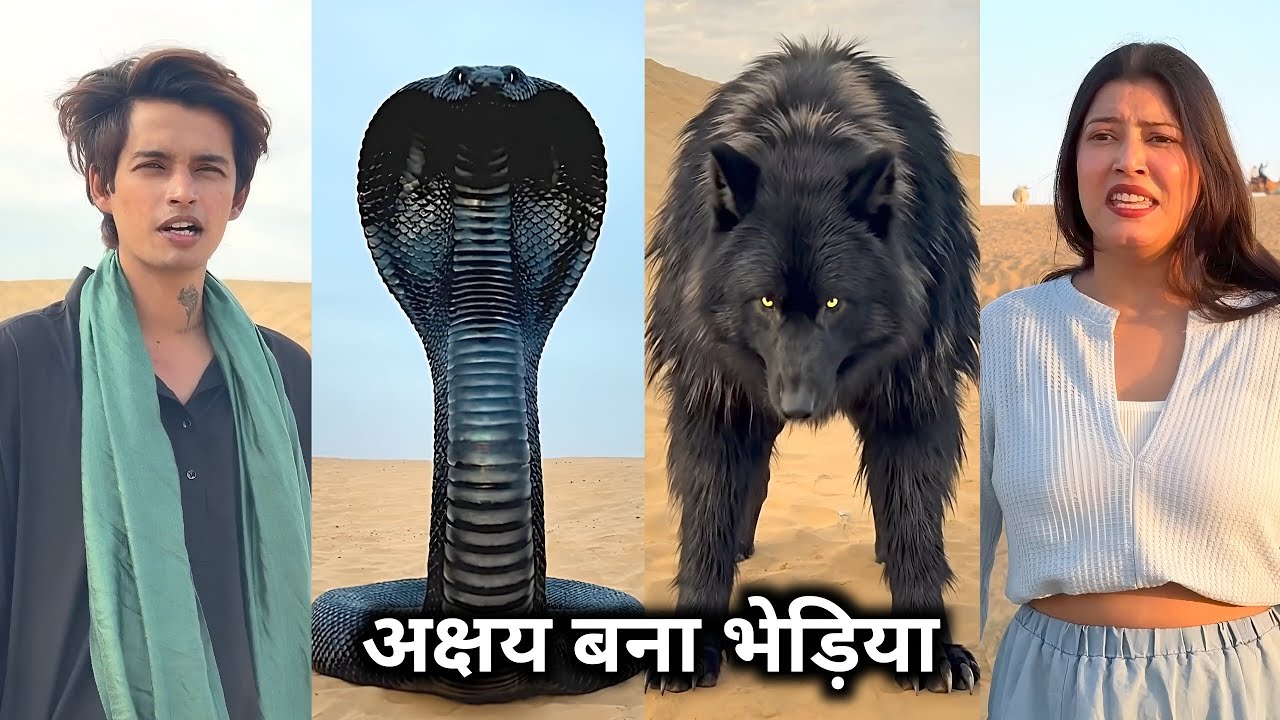 Akshay Bana Bhediya || अक्षय बना भेड़िया || Akshay Zoya Khan Ki Video || @akshaynagwadiya 