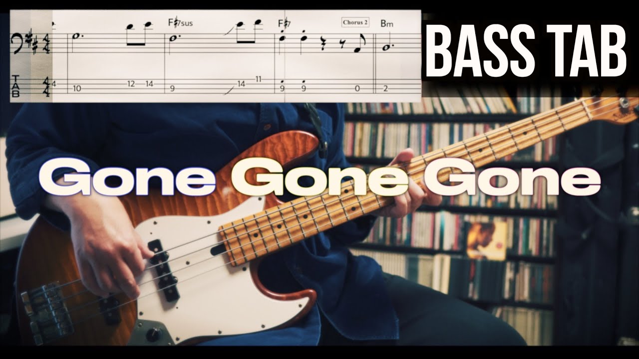 David Guetta, Teddy Swims, Tones and I - Gone Gone Gone (Bass Cover with TABS)