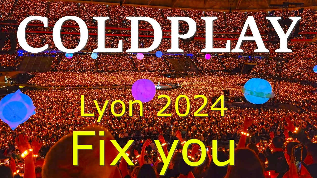 Coldplay et les Fidji - Fix You - Lyon 2024