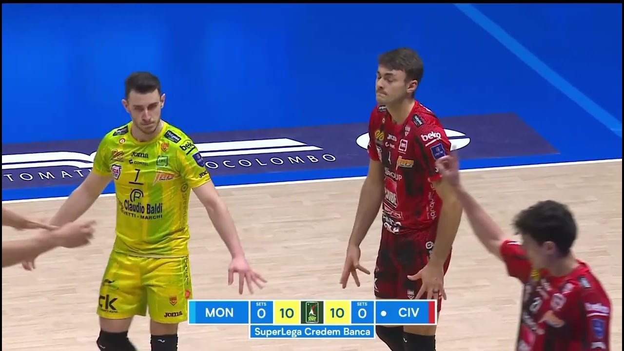 full match Monza defeated lube in 4 sets 3-1
