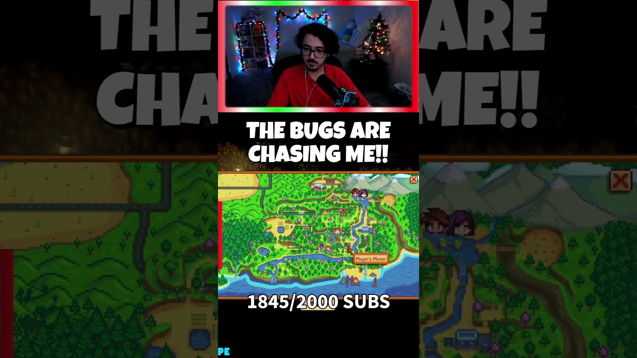 THE BUGS ARE CHASING ME!! 