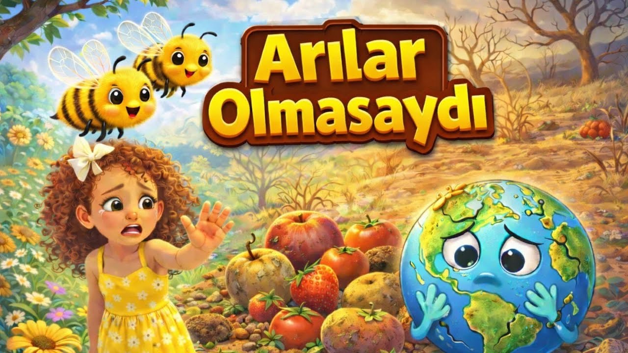 Ya Tüm Arılar Ortadan Kaybolsaydı? Arılar Neden Bu Kadar Önemli? Çocuklar İçin Eğitici Animasyon