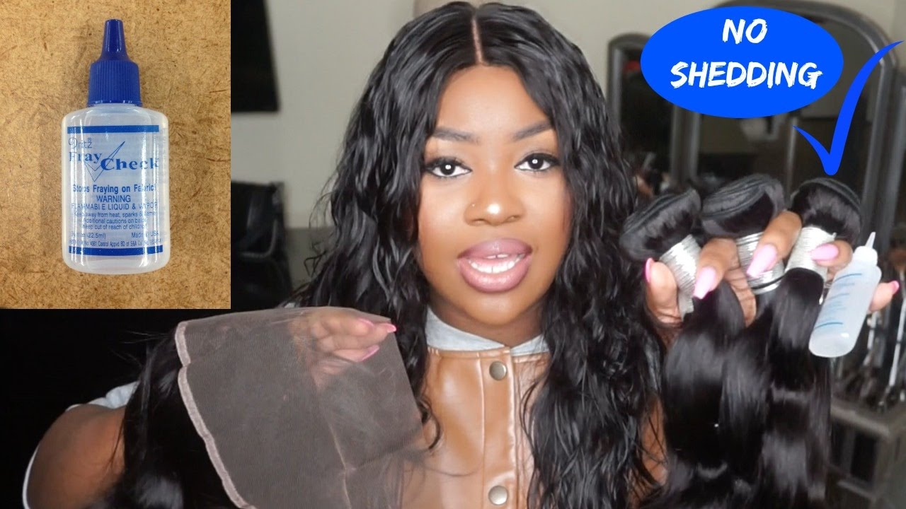 How To: Seal Your Wefts | No More Shedding Weave!  [REVIEW + DEMO]