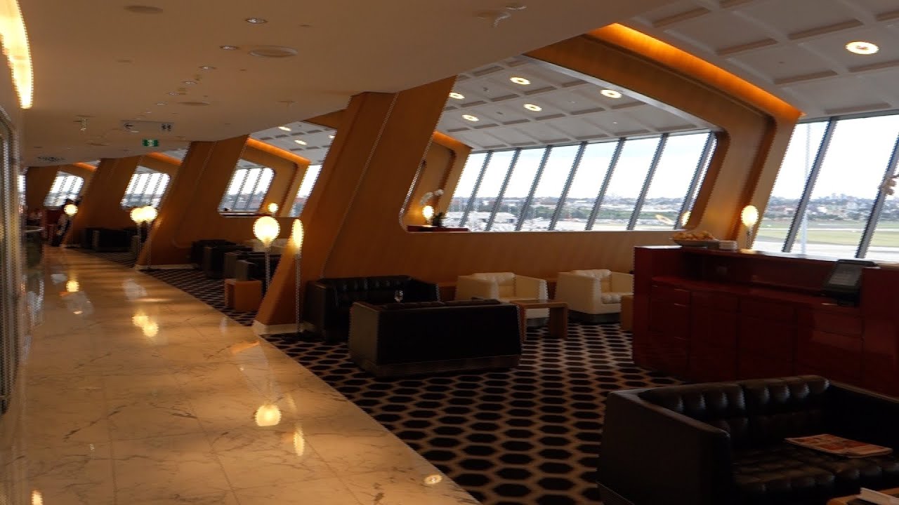 Qantas International First Lounge, Sydney Australia