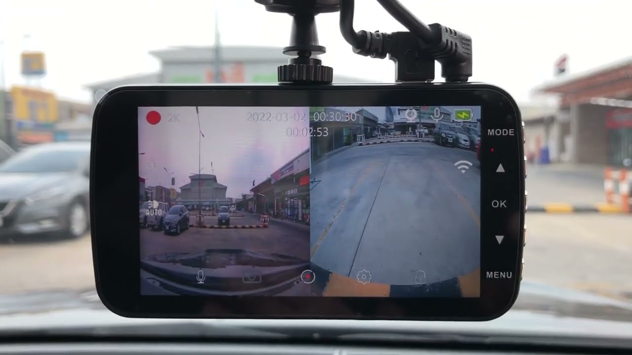 กล้องติดรถยนต์บันทึกหน้าหลัง ดูในโทรศัพท์ได้เลย