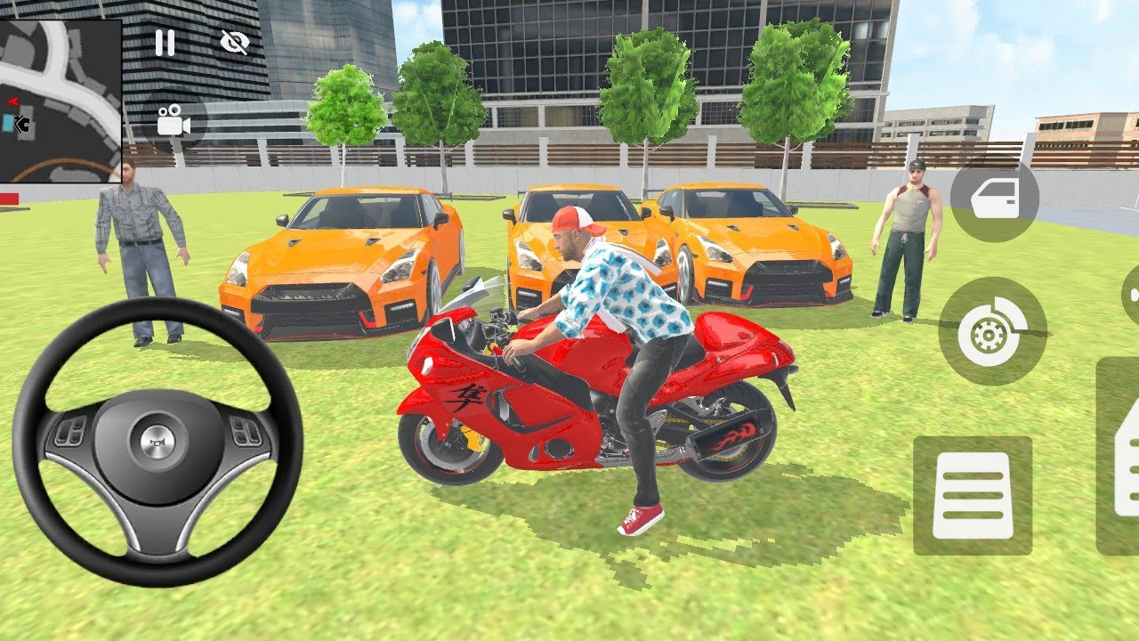 🎮 Franklin Oder by 4️⃣ Nissan GTR 💥 and 3️⃣ Super Bike in Indian 🇮🇳 Theft Auto Simulator 🎮