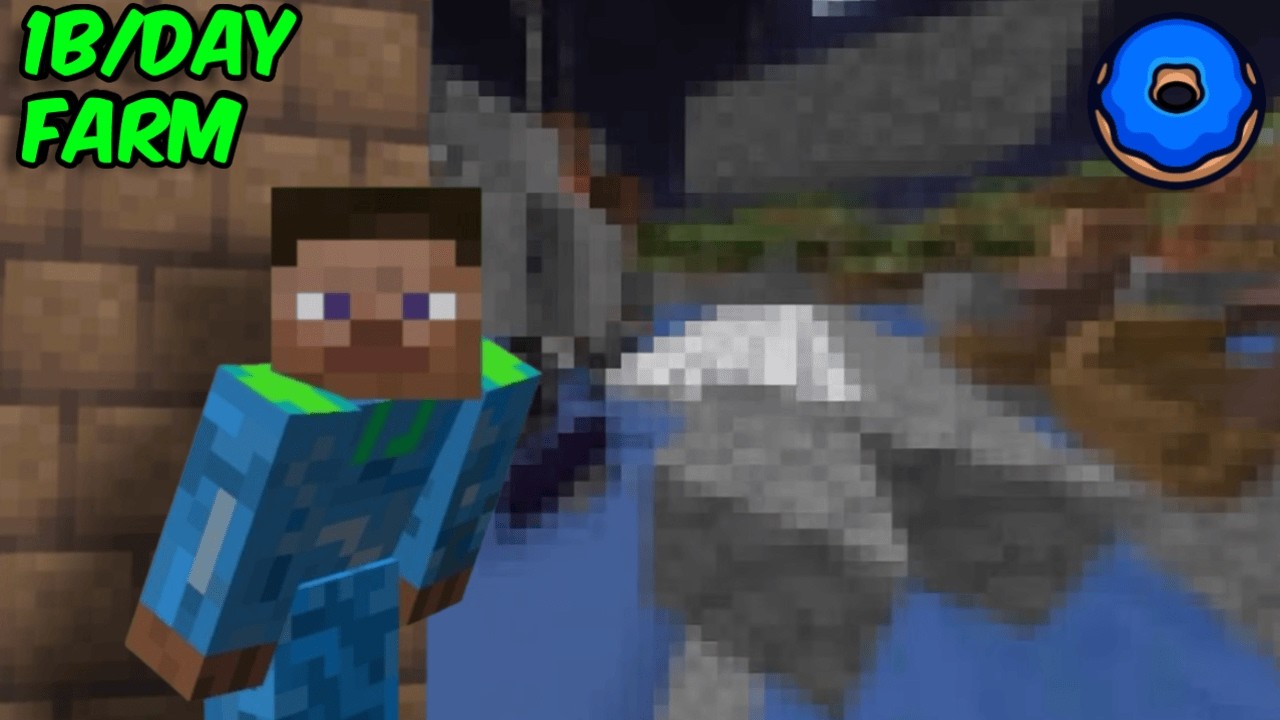 1b/day AFK farm on donut SMP (not clickbait)