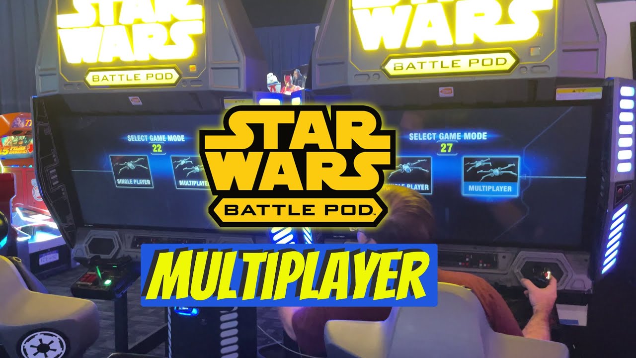 Trying our Star Wars Battle Pod Multiplayer co-op!