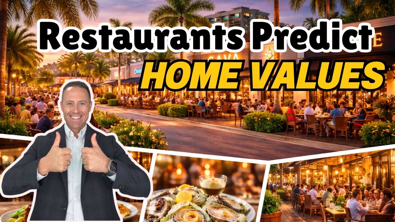 Why New Restaurants Are a Powerful Signal for Home Values in Sarasota