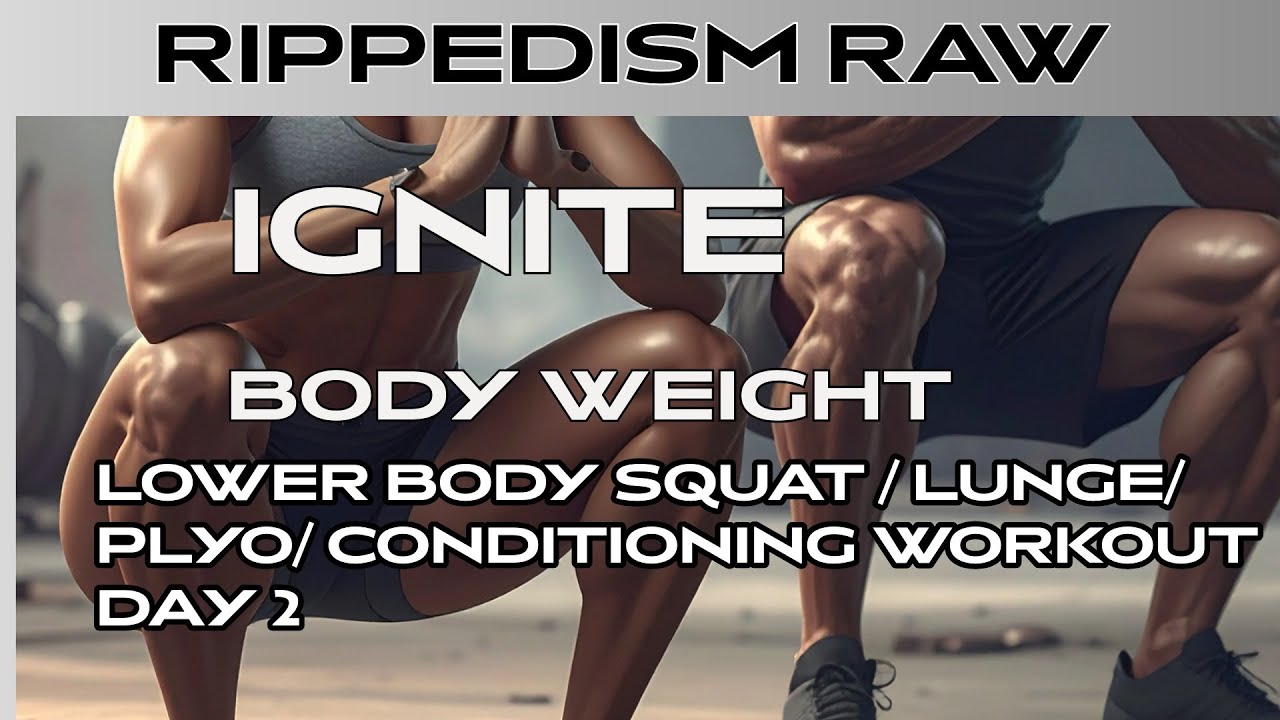 Rippedism Raw Ignite Lower Body Workout