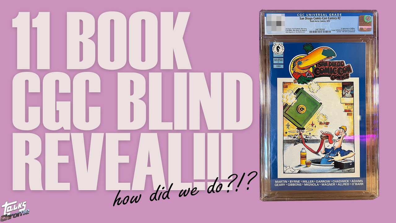 Talks...Comics?? 11 Book CGC Grading reveal!!